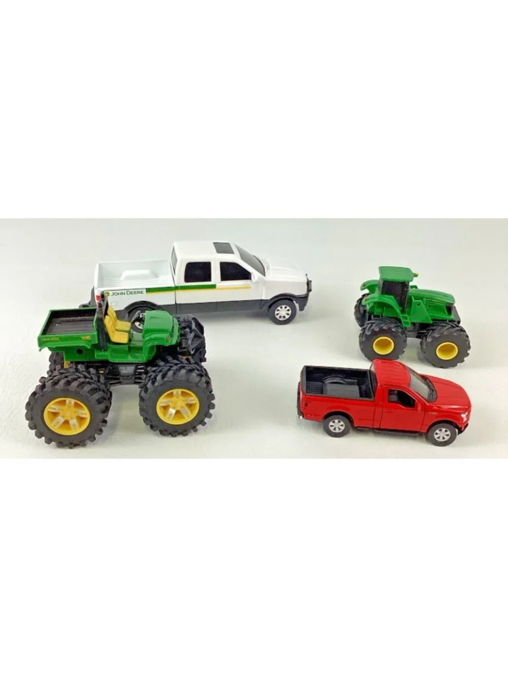 Ertl John Deere Monster Treads 4x4 Gator Farm Tractor Pickup Trucks F-150 Bundle